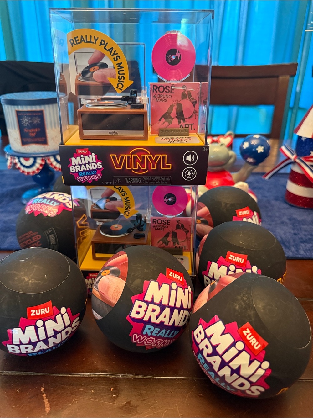 Recalled Zuru mini brands Vinyl record mystery balls